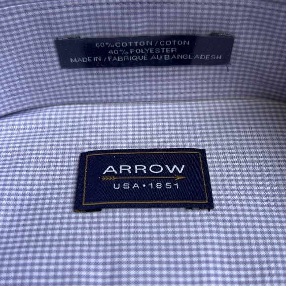 NWT Arrow Short Sleeve Button Up - Sz 17 1/2 (XL) - Picture 4 of 10